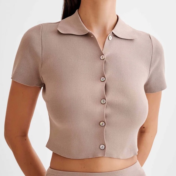 Brand new Meshki Knit Cardigan - Taupe (Klara) - Picture 2 of 4